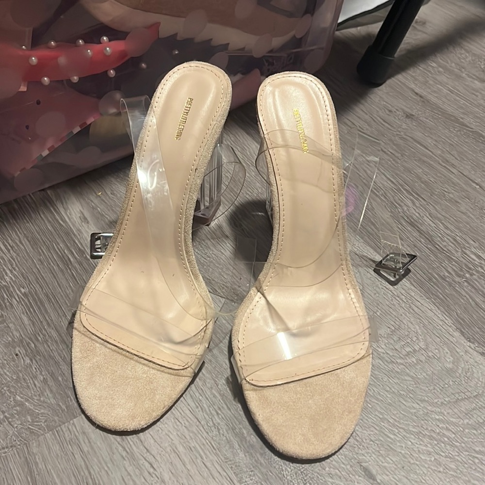 Clear heels